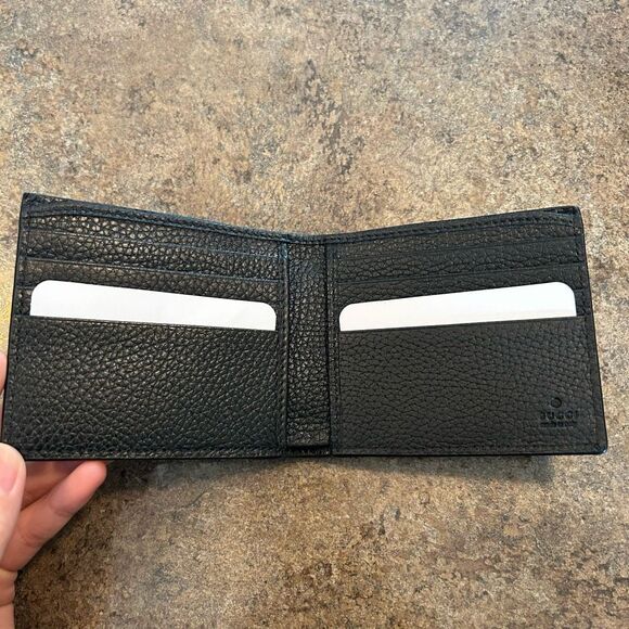 NWOT GUCCI Jumbo GG Leather Men’s Bifold Wallet - Picture 3 of 15